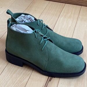 Diba Teal  Lace-Up Ankle Booties